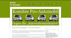 Desktop Screenshot of pro-automobil.ch